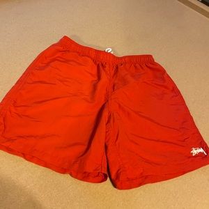 Stussy Men’s Red Swim Trunks Size L